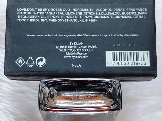 by Kilian – Love, Rose and Oud Special Blend 2020 (EDP) น้ำหอมเคาน์เตอร์แบรนด์แท้ ราคาถูก (ของหิ้ว) 
