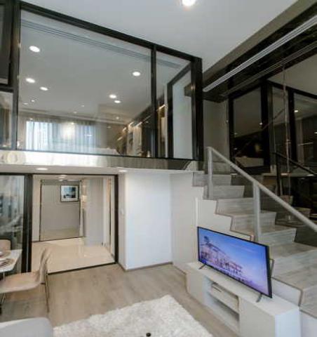 ขายดาวน์คอนโด SOHO Bangkok Ratchada ห้อง Duo Space โครงการใหม่ใจกลางเมือง ห่างจาก MRT ห้วยขวาง 200 เมตร 