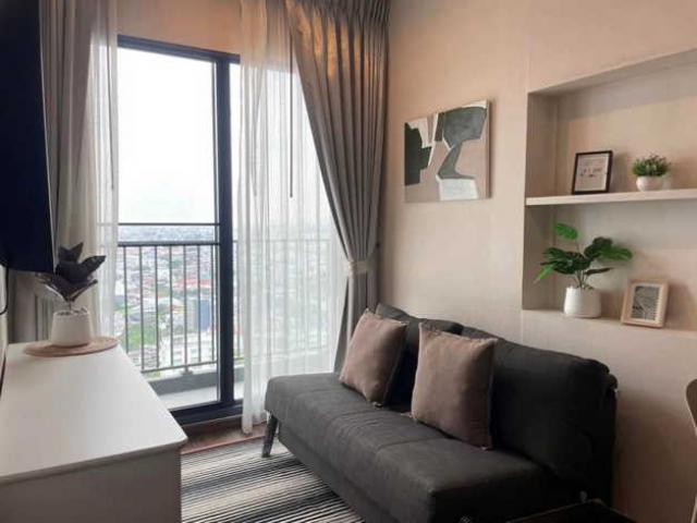 ให้เช่า C Ekkamai Condo ชั้น24 เฟอร์นิเจอร์ครบครัน วิวสวย ใกล้ BTS เอกมัย 