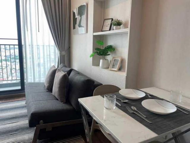 ให้เช่า C Ekkamai Condo ชั้น24 เฟอร์นิเจอร์ครบครัน วิวสวย ใกล้ BTS เอกมัย 