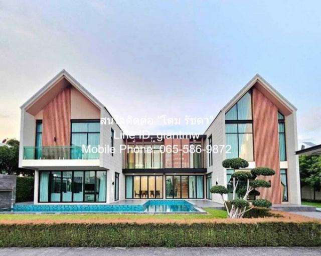 บ้าน านหรูสไตล์ Nordic พร้อมสวน และสระว่ายน้ำ ซ.รามอินทรา 127  500 ตาราง-วา 69000000 BAHT   สวยที่สุดในย่าน