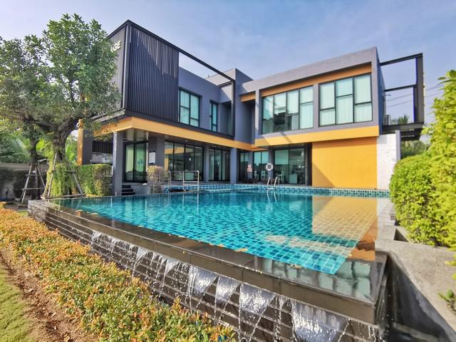 บ้านแฝด หลังมุม เดอะทรัสต์ ราชพฤกษ์ รัตนาธิเบศร์ 30 ตร.ว. ต่อเติมครบ พร้อมเข้าอยู่ ใกล้สวนส่วนกลาง 