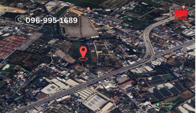 ขายที่ดินเปล่า 3-1-73 ไร่ อ. เมืองฉะเชิงเทรา ผังสีส้ม ติด ผังสีแดง