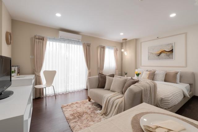 ขายด่วน  ดิ เอสเคป สุขุมวิท 101/1 (The Escape Sukhumvit 101/1) ว่างพร้อมอยู่ ห้องสวย ชั้น 4, 1 ห้องนอน ขนาด 32 ตรม 