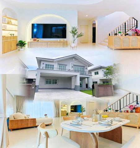  คุ้มค่า คฤหาสน์หรู  2ชั้น รัชดา วงแหวน - รามอินทรา210ตรม. 58ตรว.4นอน 3น้ำ 2คัน คู้บอน จตุโชติ คาซ่า วิลล์ 