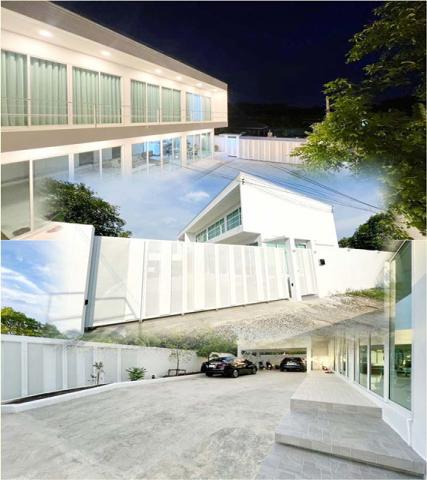 โรบินสัน ลาดกระบัง1 800ม. สนามบินสุวรรณภูมิ 3.8กม. บ้าน 5นอน โมเดิร์นมินิมอล เดอะ พาซิโอ มอลล์ 200ม. 2 ชั้น 80 ตร.วา. 350 ตร.ม. 