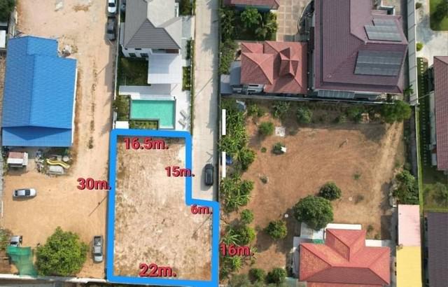 ขายที่ดินเปล่า พัทยา บางละมุง ถนนห้วยใหญ่ ใกล้มอเตอร์เวย์ พัทยา-มาบตาพุด