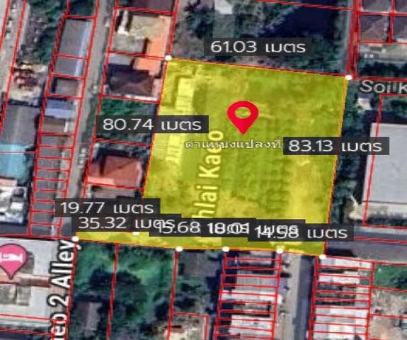 พื้นที่ดิน ที่ดินบางศรีเมือง จ.นนทบุรี 79446000 B.  พท. 3 ไร่ 1 งาน 24 ตร.ว. ใกล้ ห่างท่าเรือบางศรีเมือง 600 ม. โอกาสเดียวห้ามพลาด