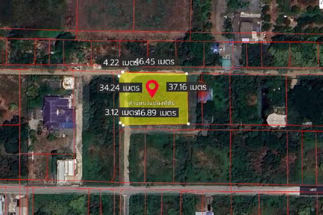 AB0006 ขายที่ คลองหกตะวันตก 13  อ.คลองหลวง ขนาด 473 ตร.วา ทำเลดี ซื้อเก็บลงทุน