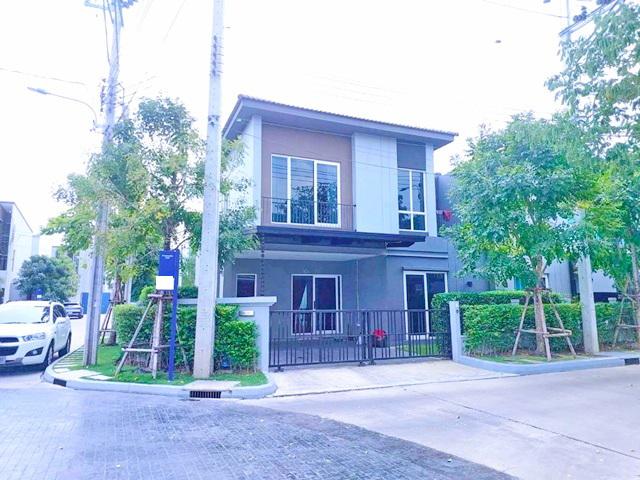 Harrow Inter Sch.2.5กม. วิภาวดี แจ้งวัฒนะ Pet Friendly ห้องแมว ให้เช่าบ้าน 40ตรว 160ตรม. หลังมุม 3นอน 3น้ำ  หมู่บ้านกลางเมือง 