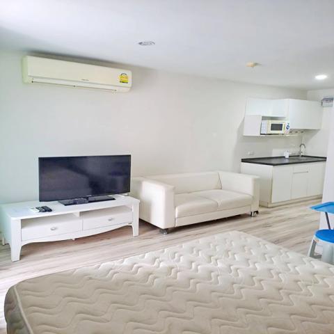 MRTบางรักใหญ่ Studio ถ.ราชพฤกษ์ ตึกA ชั้น4 26ตร.ม. ห้อง  รัตนาธิเบศ เครื่องใช้ไฟฟ้าครบ S9 Condo ค.ซักผ้า 1น้ำ 
