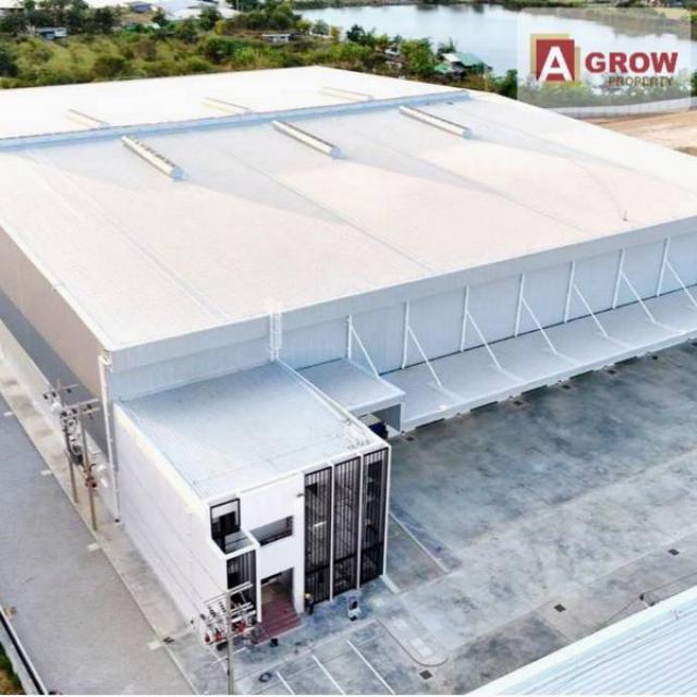 โรงงานให้เช่า สร้างใหม่ ถนนบางนา - ตราด กม. 20 ผังสีม่วงเข้ม ทำเลคุณภาพ เริ่มต้นที่ขนาด  4,608 ตร.ม. ถึง 5,688 ตร.ม.