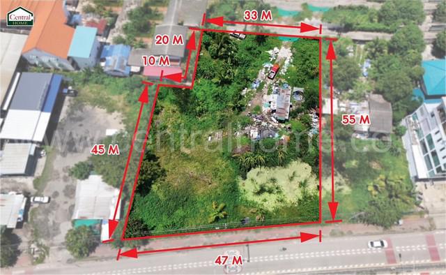 R1 ที่ดิน 597 ตร.ว ติดถนนเลี่ยงเมืองปากเกร็ด บางตลาด ปากเกร็ด