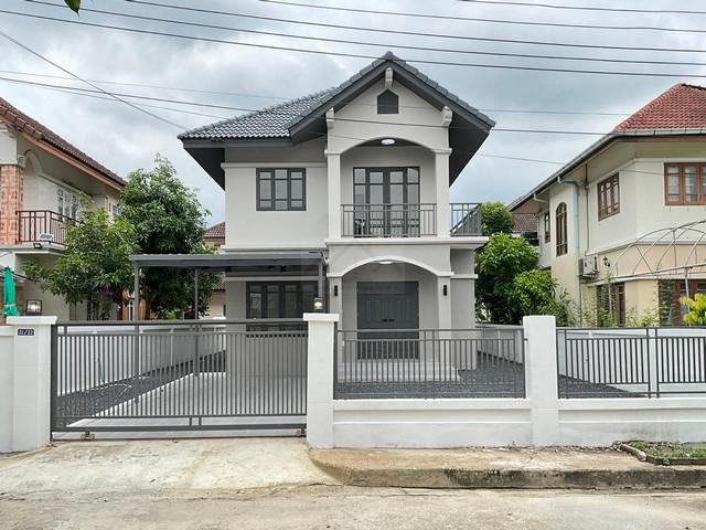 ขายบ้านเดี่ยว 2 ชั้น 70 ตรว.โครงการนันท์นลินปาร์คโฮม เฟส 3 ถนนคู้-คลองสิบ ใกล้สำนักงานเขตหนองจอก