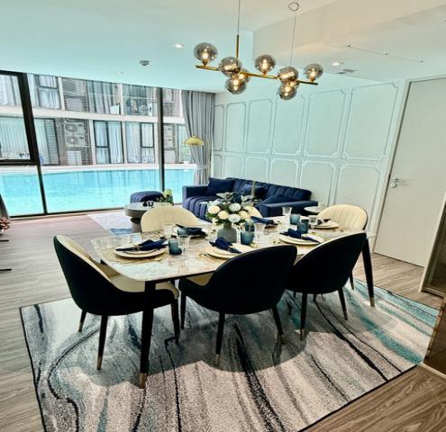 Live in comfort  and safe -3BR Poolside Condo at Fynn Asok  low rise ready to move in 