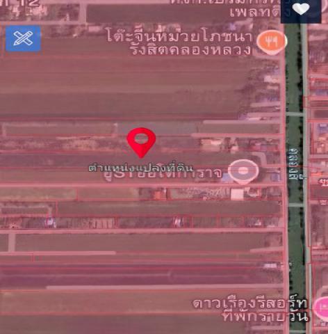 ขายด่วน ที่ดินคลองสี่ 16-1-96 ไร่ ติดถนนเลียบคลองสี่ ซอยคลองสี่ (ฝั่งตะวันตก)28 คลองหลวง ปทุมธานี