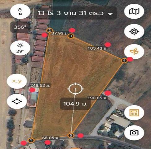 ขายด่วน ที่ดินกำแพงแสน ทำเลดี 13-3-30 ไร่ ติดโลตัสสาขากำแพงแสน จ.นครปฐม 
