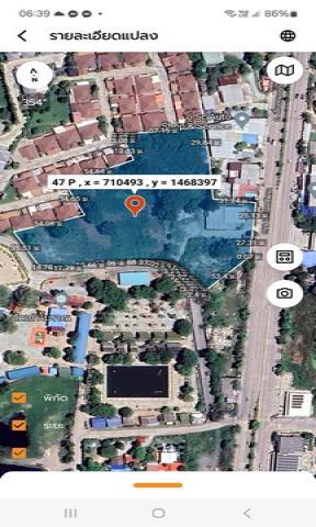 ขายที่ดินใจกลางหนองมน ติดถนนเลี่ยงตลาดหนองมน-ถนนข้าวหลาม 