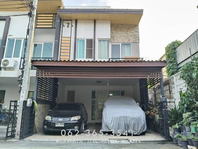 บ้านสวยพร้อมอยู่ ทาวน์โฮม 2 ชั้น หมู่บ้าน กัสโต้ ปิ่นเกล้า-จรัญ 4 นอน 3 น้ำ หลังริม ราคาดีมีเพียงหลังเดียวเท่านั้นในโครงการ