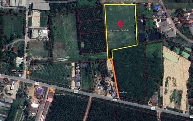 ขายที่ดินเปล่า ทำเลทอง ย่าน EEC ที่ดินน่าลงทุน ย่านการค้า 