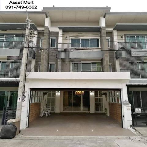 ให้เช่า ทาวน์โฮม3ชั้น พร้อมเฟอร์นิเจอร์ ประตูอัตโนมัติปลอดภัย ตำแหน่งบ้านPrivate โครงการทาวน์อเวนิว พระรามเก้า กรุงเทพกรีฑา7