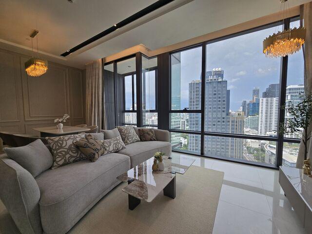 Spacious 2-Bedroom Condo with Unblocked View in The Bangkok Thonglor - BTS Thong Lo