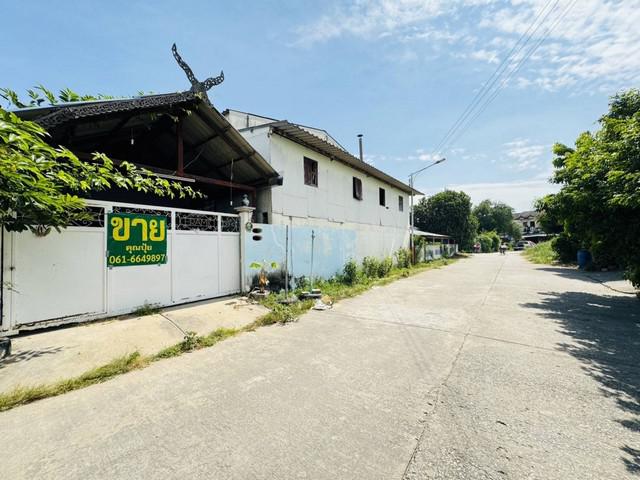 ขายที่ดิน 218 ตร.วา พร้อมบ้าน ใกล้หมู่บ้านอ่างทองธานี กระทุ่มแบน สมุทรสาคร ทำเลดี เดินทางสะดวก