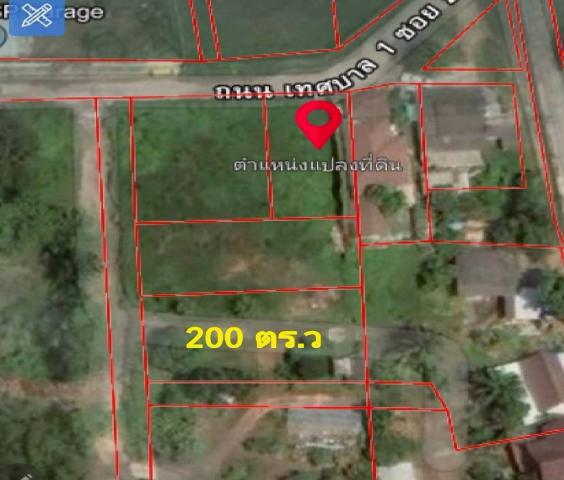 ขายที่ดิน พัทยาห้วยใหญ่ ขนาด 200 วา พร้อมใบอนุญาตสร้างพูลวิลล่า ติดต่อผึ้งรติ0619419639