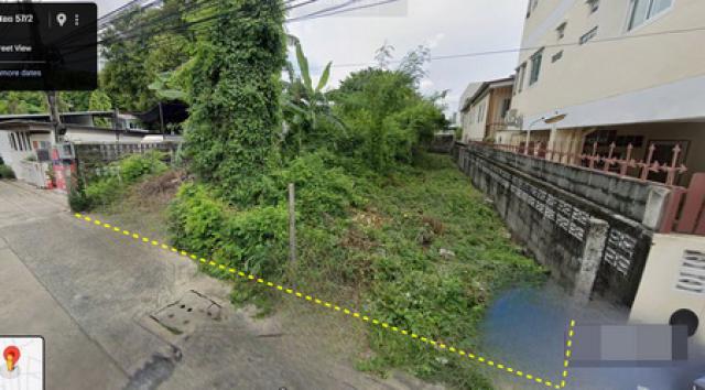 ที่ดินพระราม 9 เขตสวนหลวง กรุงเทพมหานคร ถนนพระราม 9 ซ.57/2 พื้นที่ 86 ตร.ว.