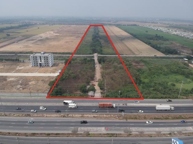 ขายที่ดินเปล่าติดถนนใหญ่ทำเลทอง  อำเภอวังน้อย จังหวัดอยุธยา  
