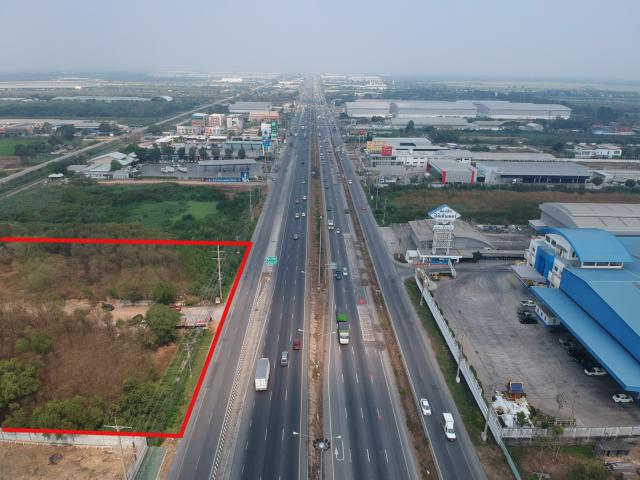 ขายที่ดินเปล่าติดถนนใหญ่ทำเลทอง  อำเภอวังน้อย จังหวัดอยุธยา  