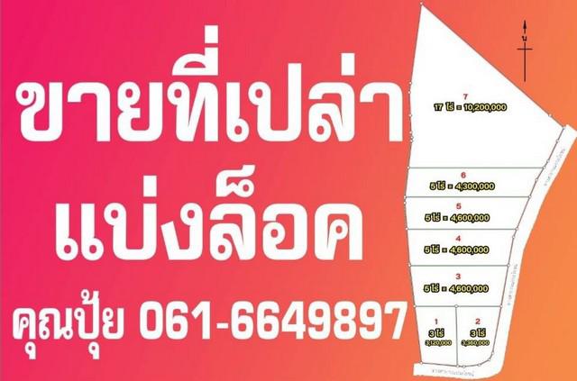 ขายที่ดินเปล่า..สระบุรี ติดถนนสองฝั่ง ราคาดีสุดๆในย่าน