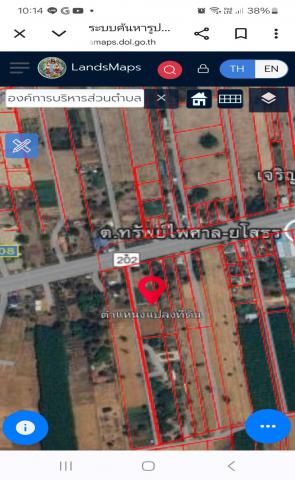 ขายที่ดินหัวมุม ทำเลทอง ติดถนน2ด้าน ด้านหน้าติดถนน4เลน อำเภอป่าติ้ว จังหวัดยโสธร