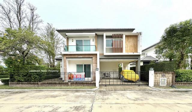 LM23-0387 ขายบ้านเดี่ยว 2 ชั้น หลังมุม เดอะแกรนด์ BILSS ขนาด 66.5 ตรว 3นอน 4น้ำ ใกล้เซ็นทรัลมหาชัย