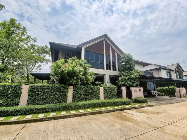 ขายบ้านเดี่ยวหมู่บ้านบางกอก บูเลอวาร์ด แจ้งวัฒนะ 2 เนื้อที่ 99 ตรว หลังริม ติดสวน บิวท์อินทั้งหลังเฟอร์นิเจอร์เครื่องใช้ไฟฟ้าครบ