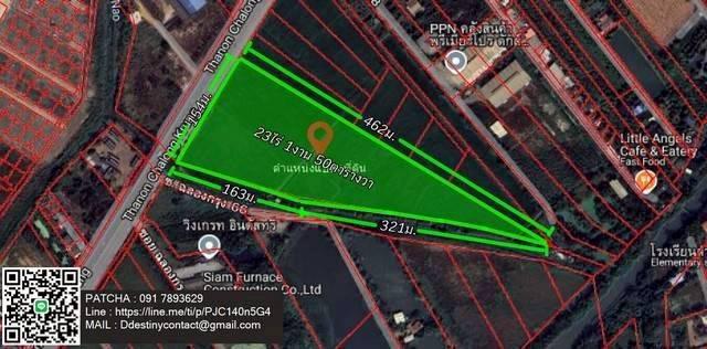 ขายที่ดินสวยทำเลดี ด้านหน้าติดถนนสายหลักใหญ่ เเขวงลำผักชี เขตหนองจอก จังหวัดกรุงเทพมหานคร  374,000,000บาท  (ตารางวาละ 40,000.-)