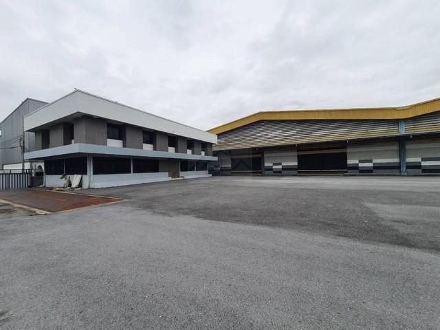 ให้เช่าโกดังพร้อมสำนักงาน 10,500 ตรม. สำโรงใต้ ปู่เจ้าสมิงพราย พื้นที่สีม่วง ขอ รง.4 ได้