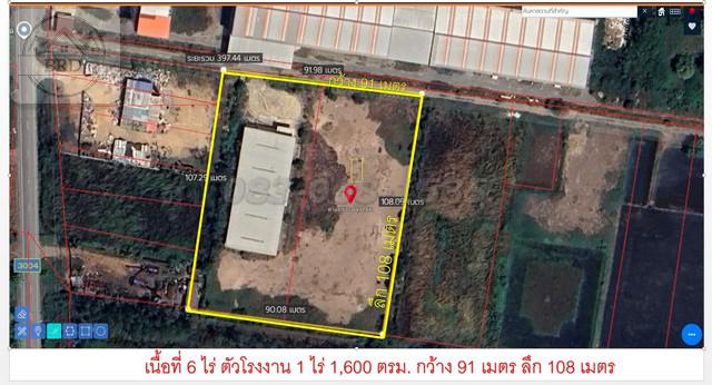 ขายขาดทุน  ถูกมากโรงงานใหม่พร้อมใช้ ถนนบางบัวทอง-สุพรรณ เนื้อที่ 6 ไร่ ยกแปลง 24 ล้านบาท อ.ไทรน้อย จ.นนทบุรี