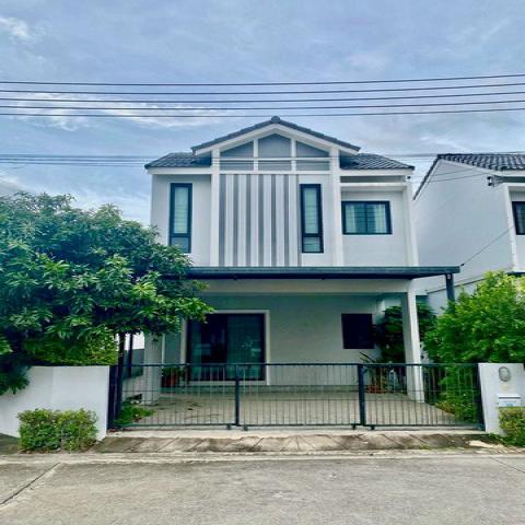 KDH0126 ขายบ้าน มณีรินทร์บางพระ ขนาด 35.2 ตร.วา  ของแถมจัดเต็ม พร้อมอยู่