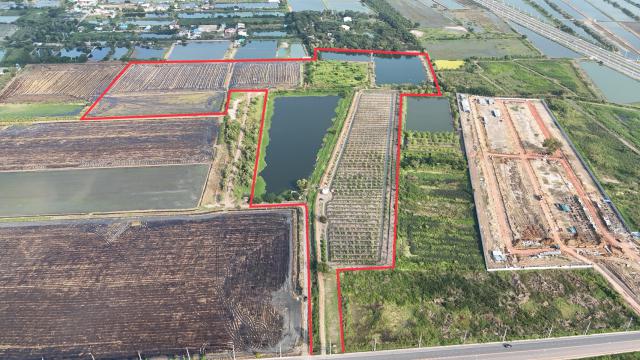 ขายที่ดินเปล่าแปลงใหญ่ ทำเลทอง แปลงสวย ผังเมืองสีชมพู ตรงข้ามศาลากลางจังหวัดนครปฐม 