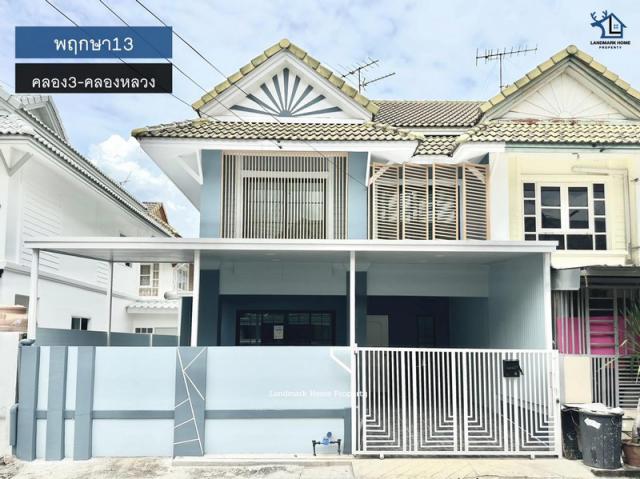 lN-030 ขายบ้านแฝด 2 ชั้น ใกล้ฟิวเจอร์พาร์ครังสิต พฤกษา13 คลอง3 คลองหลวง เนื้อที่ 24 ตรว 3นอน 2น้ำ