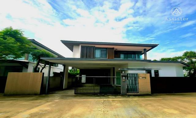 ขาย บ้านเดี่ยว หลังมุม มัณฑนา แจ้งวัฒนะ ราชพฤกษ์ 57.9 ตรว. (Manthana Chaengwattana Ratchapruek)  แปลงสวย ต่อเติมครบ พร้อมอยู่ 