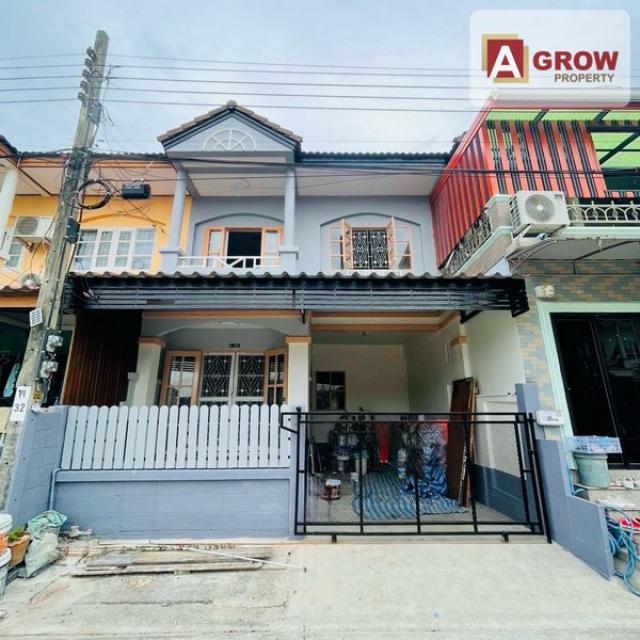 หมู่บ้านสุธาวีคัตเตอร์เฮ้าส์ ตำหรุ-บางพลี เฟอร์นิเจอร์ครบ ตกแต่งพร้อมเข้าอยู่