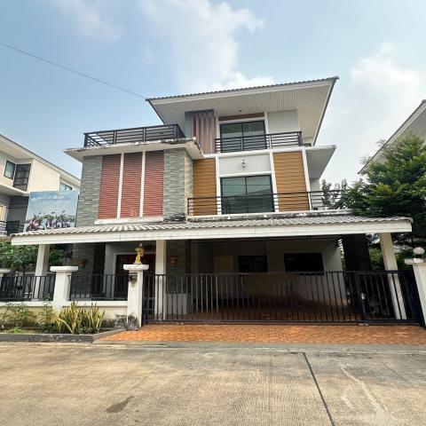 ขายบ้านเดี่ยวมือสอง อำเภอเมืองนนทบุรี จังหวัดนนทบุรี  โครงการ มายอิสระ ราชพฤกษ์