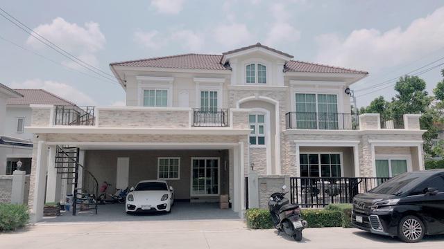 BH3710 ให้เช่าและขาย บ้านเดี่ยว Grandio เกษตร-นวมินทร์ แปลงมุม สุดหรูสไตล์ฝรั่งเศส ทำเลใจกลางเมืองเกษตร-นวมินทร์ ใกล้ทางด่วนฉลองรัช