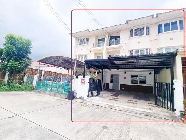 กิ่งแก้ว ศรีนครินทร์ 23ตร.วา. ให้เช่าทาวน์โฮม หนามแดง-บางพลี 3นอน รถไฟฟ้า MRT ศรีด่าน 600 ม. 280ตร.ม. 3น้ำ  แบริ่ง  1.6กม. 